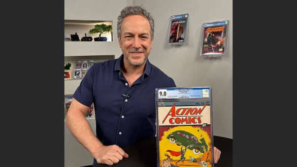 Das jetzt verkaufte Comic sei ein seltenes Exemplar und dazu in einem sehr guten Zustand, teilte Vincent Zurzolo, Pr&auml;sident von Metropolis Collectibles/ComicConnect, mit. - &copy; Andrew Wilson/Metropolis Collectibles Inc/AP/dpa