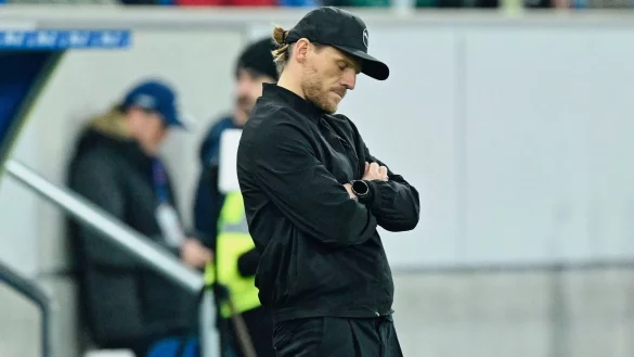 &laquo;Man hat gesehen, dass ich ver&auml;rgert war.&raquo; Gladbach-Trainer Eugen Polanski w&auml;hrend der 1:5-Niederlage in Hoffenheim. - &copy; Uwe Anspach/dpa