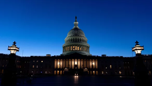 Kommt es erneut zu einem &laquo;Shutdown&raquo;? Das entscheidet sich bald im US-Kongress. (Archivbild) - &copy; Jose Luis Magana/AP/dpa