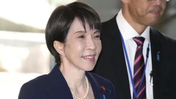 Japans neue Regierungschefin Takaichi will mit vorgezogenen Neuwahlen ihre Macht sichern. - &copy; -/kyodo/dpa