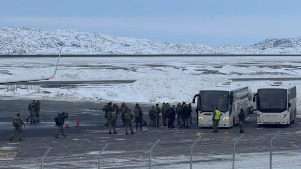 Erst am Freitag angekommen: Die Bundeswehr hat ihr Erkundungsteam aus Gr&ouml;nland wieder abgezogen. - &copy; Julia W&auml;schenbach/dpa