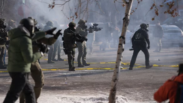 Bei einem Schussvorfall in Minnesota ist ein Mensch get&ouml;tet worden. - &copy; Abbie Parr/AP/dpa