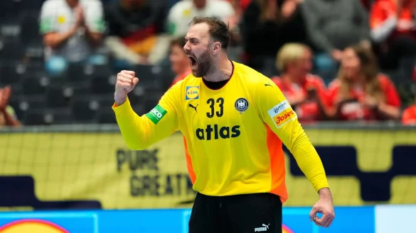 Torh&uuml;ter Andreas Wolff ist Deutschlands bester Mann gegen Portugal. - &copy; Sebastian Elias Uth/Ritzau Scanpix Foto/AP/dpa