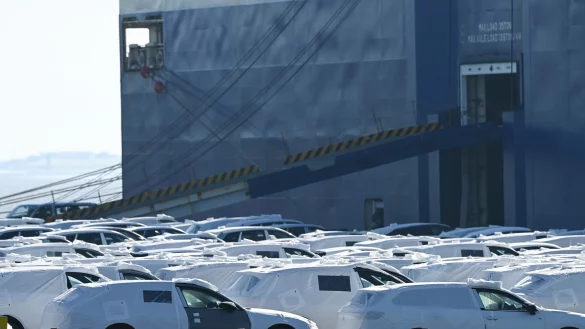 Trumps Z&ouml;lle fordern deutsche Autobauer heraus. - &copy; Lars Penning/dpa