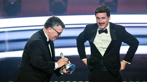 Schauspieler Florian David Fitz bekommt den Ehrenpreis. - &copy; Felix H&ouml;rhager/dpa