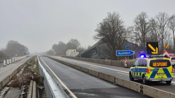 Wie lange die Sperrung andauern wird, war zun&auml;chst unklar. - &copy; -/dpa