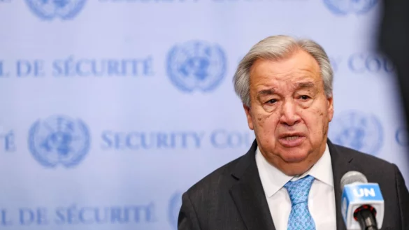 UN-Generalsekret&auml;r Guterres fordert von Israel, den Lizenzentzug f&uuml;r Dutzende internationale Hilfsorganisationen r&uuml;ckg&auml;ngig zu machen. (Archivbild) - &copy; Bianca Otero/ZUMA Press Wire/dpa