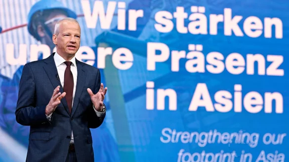 Markus Kamieth war Asien-Chef der BASF, bevor er 2024 zum neuen Vorstandsvorsitzenden des Konzerns wurde und Martin Bruderm&uuml;ller abl&ouml;ste. (Archivbild) - &copy; Uwe Anspach/dpa