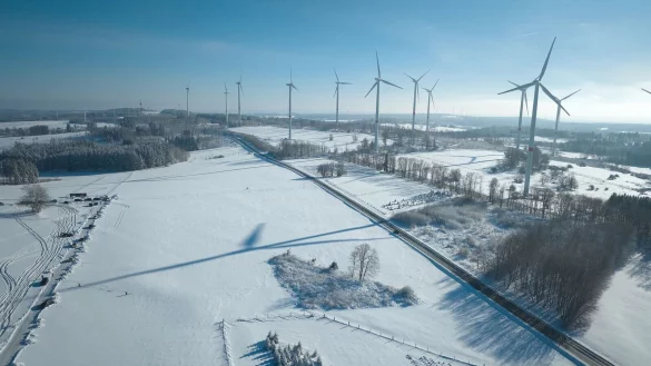 2025 zweitbestes Jahr bei Ausbau von Windr&auml;dern an Land - &copy; Thomas Frey/dpa