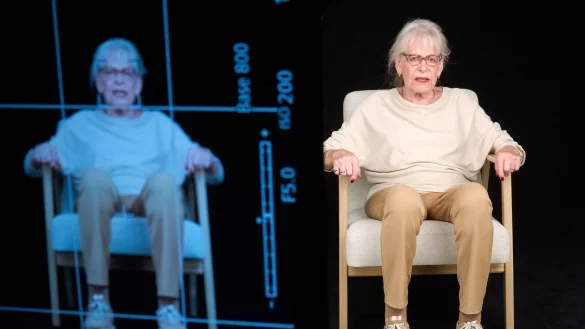 Noch laufen die letzten Arbeiten - doch in einigen Monaten soll auch das Hologramm von Eva Weyl ein Teil der Ausstellung in Essen werden. (Archivbild) - &copy; Bernd Thissen/dpa