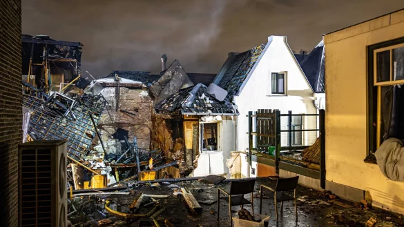 H&auml;user in Utrecht sind nach einer Explosion vom Donnerstag stark besch&auml;digt. - &copy; Laurens Niezen/ANP/dpa