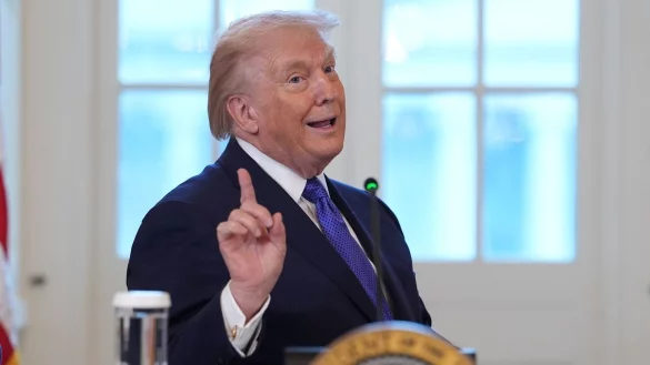 US-Pr&auml;sident Donald Trump hat seinen Anspruch auf Gr&ouml;nland bekr&auml;ftigt. (Archivfoto) - &copy; Evan Vucci/AP/dpa