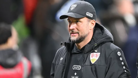 Trainer Sebastian Hoene&szlig; und der VfB sind am Samstag in Leverkusen zu Gast. (Archivbild) - &copy; Carmen Jaspersen/dpa