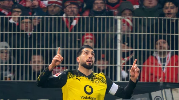 Der BVB-Kapit&auml;n traf auch zum 1:0. - &copy; Soeren Stache/dpa