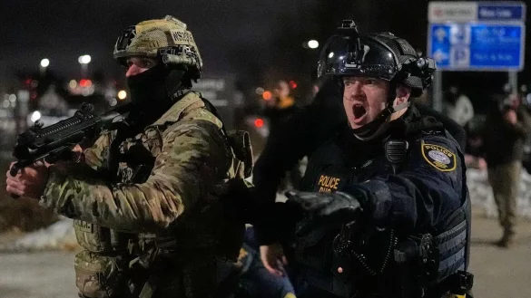 Die Lage in Minesota ist angespannt. - &copy; Yuki Iwamura/AP/dpa