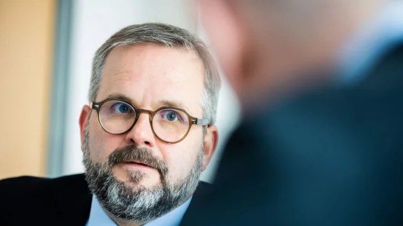 Bayer-Manager Berninger: Sorge um Auseinanderdriften Europas und der Vereinigten Staaten. (Archivbild) - &copy; Christoph Soeder/dpa