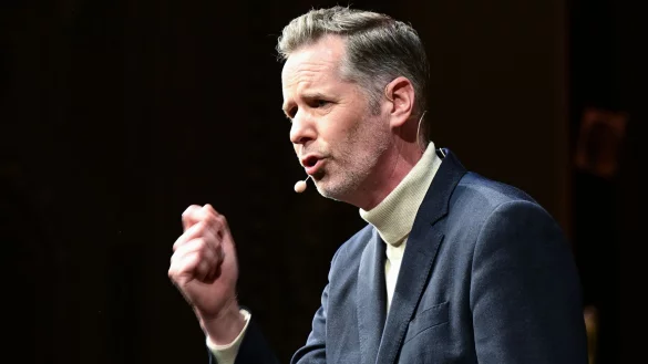 FDP-Chef D&uuml;rr ruft in Stuttgart den Neuanfang f&uuml;r die FDP aus. - &copy; Bernd Wei&szlig;brod/dpa