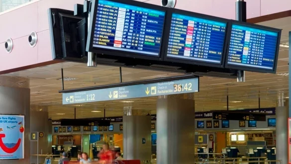 Ein 80-j&auml;hriger Tourist wollte mit seiner im Rollstuhl sitzenden Frau von Teneriffa in die Heimat fliegen. Aber in der Sicherheitskontrolle war Schluss: Die Frau war tot. (Symbolbild) - &copy; Roger M&eacute;ndez/Europapress/dpa