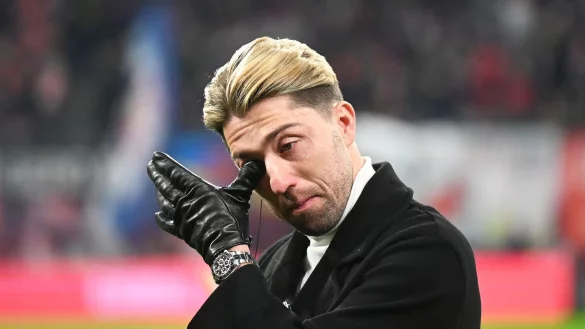 Kevin Kampl kamen am vergangenen Wochenende die Tr&auml;nen bei seiner Verabschiedung. - &copy; David Hammersen/dpa