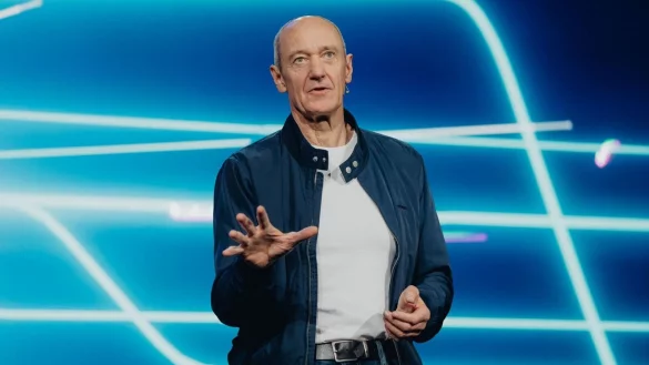 Siemens-CEO Roland Busch k&uuml;ndigt auf der Technikmesse CES 2026 mehrere Initiativen zum KI-Einsatz in der Industrie an. - &copy; Uncredited/Siemens/dpa