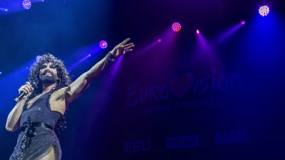 Conchita Wurst blieb dem ESC seit dem Sieg von 2014 treu. (Archivbild) - &copy; Peter Schneider/KEYSTONE/dpa