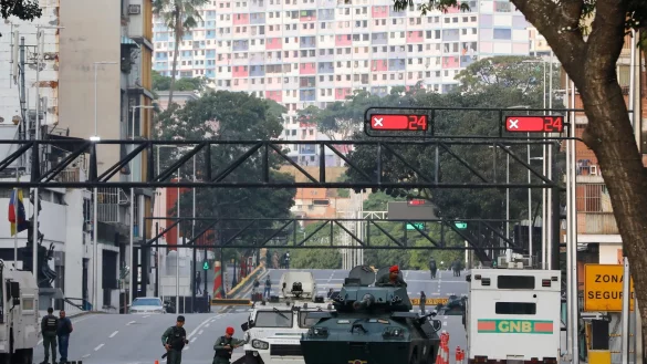 Die USA haben Milit&auml;rschlage in Venezuela ausgef&uuml;hrt. - &copy; Cristian Hernandez/AP/dpa