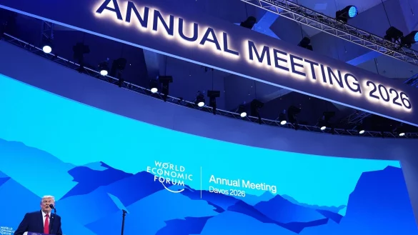 US-Pr&auml;sident Trump hat in Davos erkl&auml;rt, Selenskyj noch im Tagesverlauf treffen zu wollen. - &copy; Evan Vucci/AP/dpa