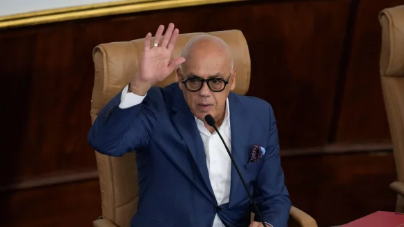 Details zur Freilassung der H&auml;ftlinge nannte Parlamentspr&auml;sident Jorge Rodr&iacute;guez nicht. - &copy; Matias Delacroix/AP/dpa