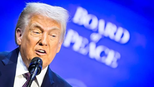 Will nicht mehr, dass Kanada Teil seines &laquo;Friedensrats&raquo; wird - US-Pr&auml;sident Donald Trump. - &copy; Gian Ehrenzeller/KEYSTONE/dpa