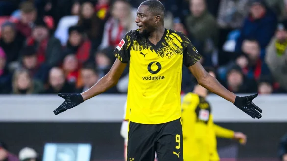 Die Formkrise von Dortmunds Angreifer Serhou Guirassy geht weiter. (Archivbild) - &copy; Tom Weller/dpa