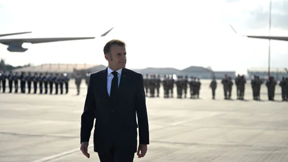 Frankreichs Pr&auml;sident Emmanuel Macron hat ein Treffen der G7-Staaten mit Russland vorgeschlagen. (Archivfoto) - &copy; Philippe Magoni/Pool AP/AP/dpa