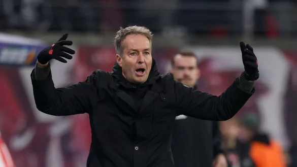 Der d&auml;nische Trainer Kasper Hjulmand macht sich Sorgen um Gr&ouml;nland. (Archivbild) - &copy; Jan Woitas/dpa