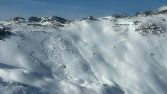 Im Raum Bad Hofgastein gab es einen Lawinenabgang - eine Frau starb in den Schneemassen. - &copy; Unbekannt/BERGRETTUNG SALZBURG/APA/dpa