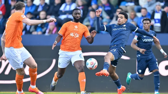 Bochum und Darmstadt lieferten sich eine torreiche Partie. - &copy; Ulrich Hufnagel/dpa