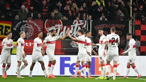 Erstmals seit April 2018 gewinnt der VfB Stuttgart wieder gegen Leverkusen - &copy; Federico Gambarini/dpa