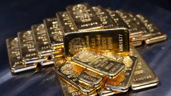 Wird weiter angesteuert: Der vermeintlich sichere Hafen Gold. - &copy; Sven Hoppe/dpa