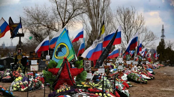 Nach Sch&auml;tzung von US-Forschern sind bislang 325.000 russische Soldaten im Angriffskrieg gegen die Ukraine get&ouml;tet worden. (Archivbild) - &copy; Uncredited/AP/dpa