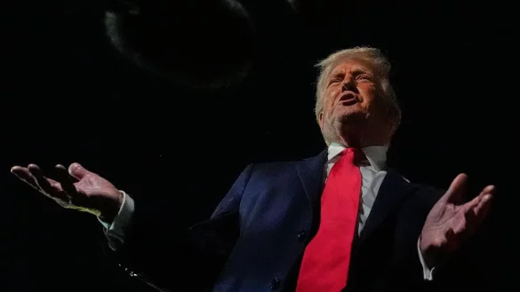 Mit seinen Pl&auml;nen f&uuml;r eine neue &laquo;Friedens-Charta&raquo; sorgt US-Pr&auml;sident Donald Trump f&uuml;r Verwirrung und Sorgen bei seinen Partnern. - &copy; Julia Demaree Nikhinson/AP/dpa