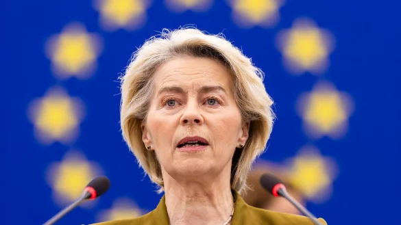 Vorherige Misstrauensantr&auml;ge gegen Ursula von der Leyens EU-Kommission scheiterten deutlich. (Archivbild) - &copy; Philipp von Ditfurth/dpa