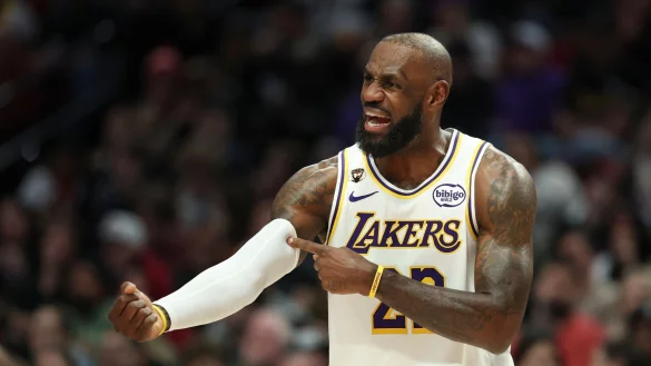 LeBron James geh&ouml;rt nach langer Zeit nicht zur Startformation im All-Star-Spiel der NBA. - &copy; Amanda Loman/AP/dpa