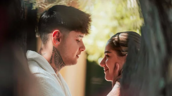 Werden Eltern: Lisa-Marie und ihr Freund &laquo;Akka&raquo;. - &copy; Kimberly Sch&auml;fer/RTL/dpa