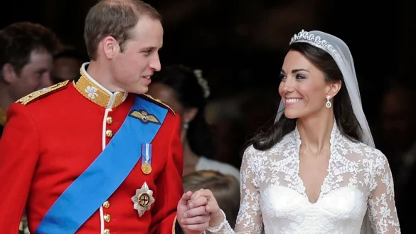 Die Hochzeit von Prinz William und seiner Frau Kate ist 13 Jahre her. - &copy; Martin Meissner/AP/dpa