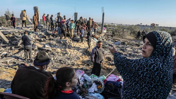 Südafrikas Regierung wirft Israel vor, einen Völkermord an den Palästinensern im Gazastreifen zu begehen. - © Abed Rahim Khatib/dpa