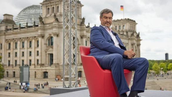 Bayerns Ministerpr&auml;sident Markus S&ouml;der (CSU) will nach dem Anschlag von Solingen schnellere Abschiebungen von abgelehnten Asylbewerbern. - &copy; Joerg Carstensen/dpa