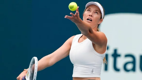Danielle Collins gewann als ungesetzte Spielerin das Masters in Miami. - &copy; Lynne Sladky/AP/dpa