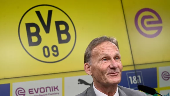 Hans-Joachim Watzke ist zufrieden mit den aktuellen BVB-Zahlen. - &copy; Roberto Pfeil/dpa
