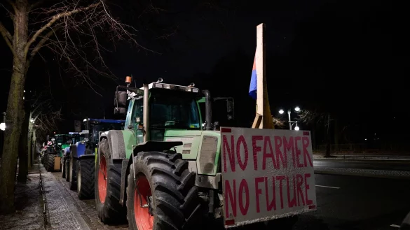 Ab heute machen die Landesbauernverb&auml;nde mit zahlreichen Aktionen auf ihre Anliegen aufmerksam. - &copy; Annette Riedl/dpa