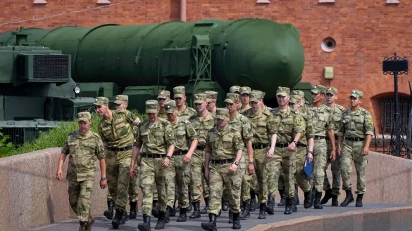 Der Verd&auml;chtige wurde von der Nationalgarde festgenommen. (Symbolbild) - &copy; Dmitri Lovetsky/AP/dpa