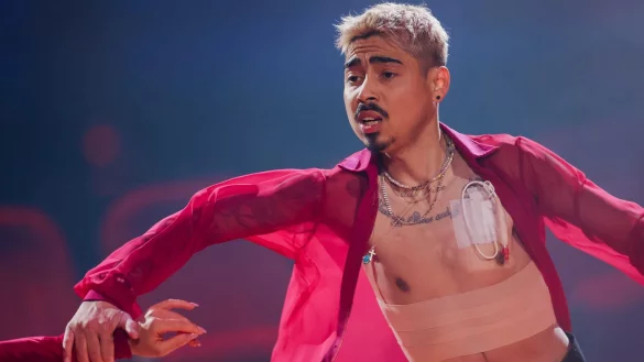 Tony Bauer, Comedian, tanzt in der RTL-Tanzshow &bdquo;Let\'s Dance&ldquo;. - &copy; Rolf Vennenbernd/dpa