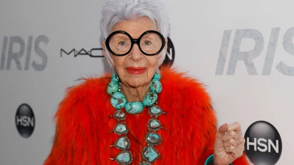 Die US-Mode-Ikone Iris Apfel starb im Alter von 102 Jahren. - &copy; Andy Kropa/Invision/AP/dpa